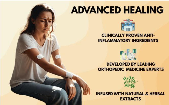 JointCare Herbal Knee & Joint Relief Patches – Pack of 10 🩹🌿