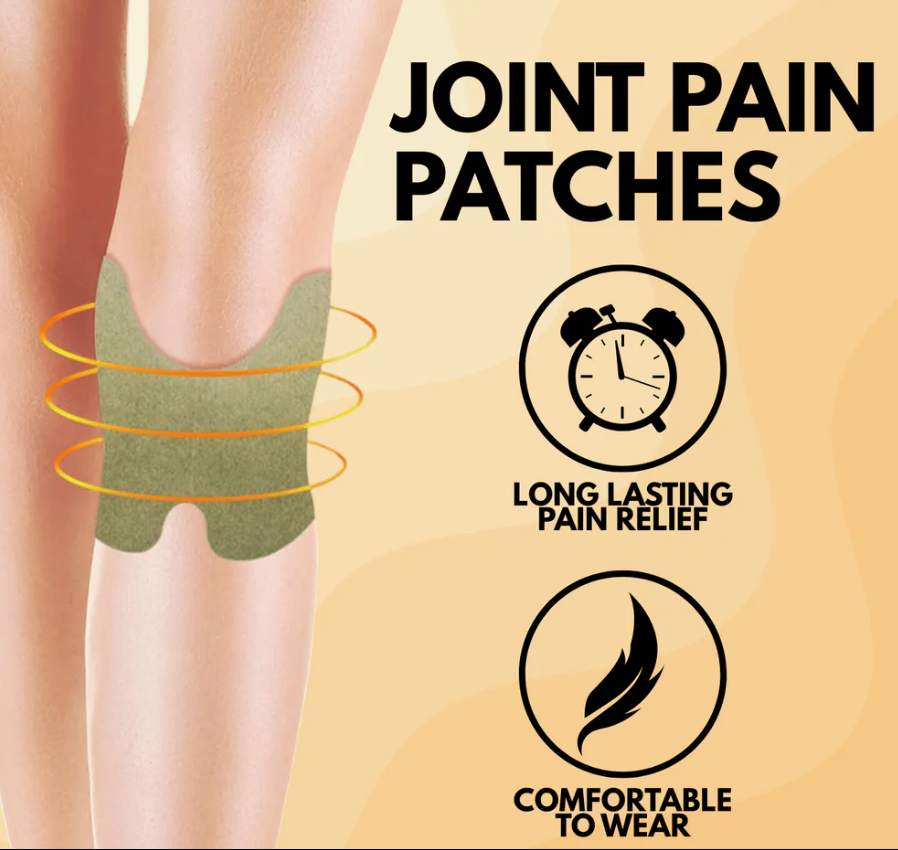 JointCare Herbal Knee & Joint Relief Patches – Pack of 10 🩹🌿